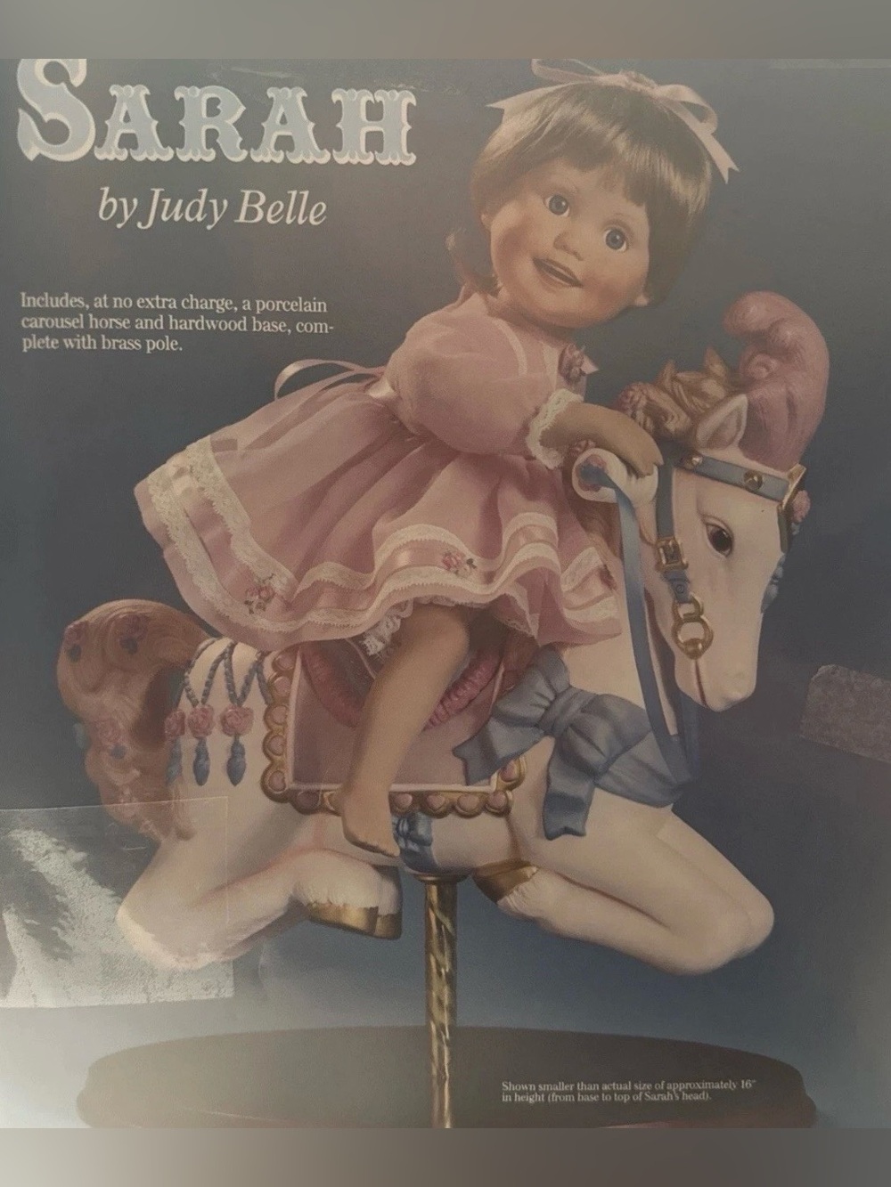 Sarah by Judy Belle with Carousel Vintage Danbury Mint NIB